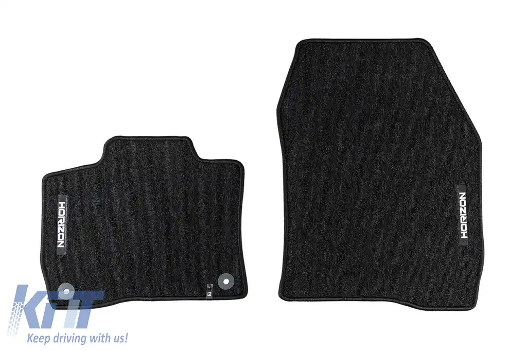 Mochete textile din seria Horizon de la Frogum potrivite pentru Citroen DS4 Electric, Opel Astra L, Peugeot 308 după 2021, set de 4 piese, negru-image-6255035