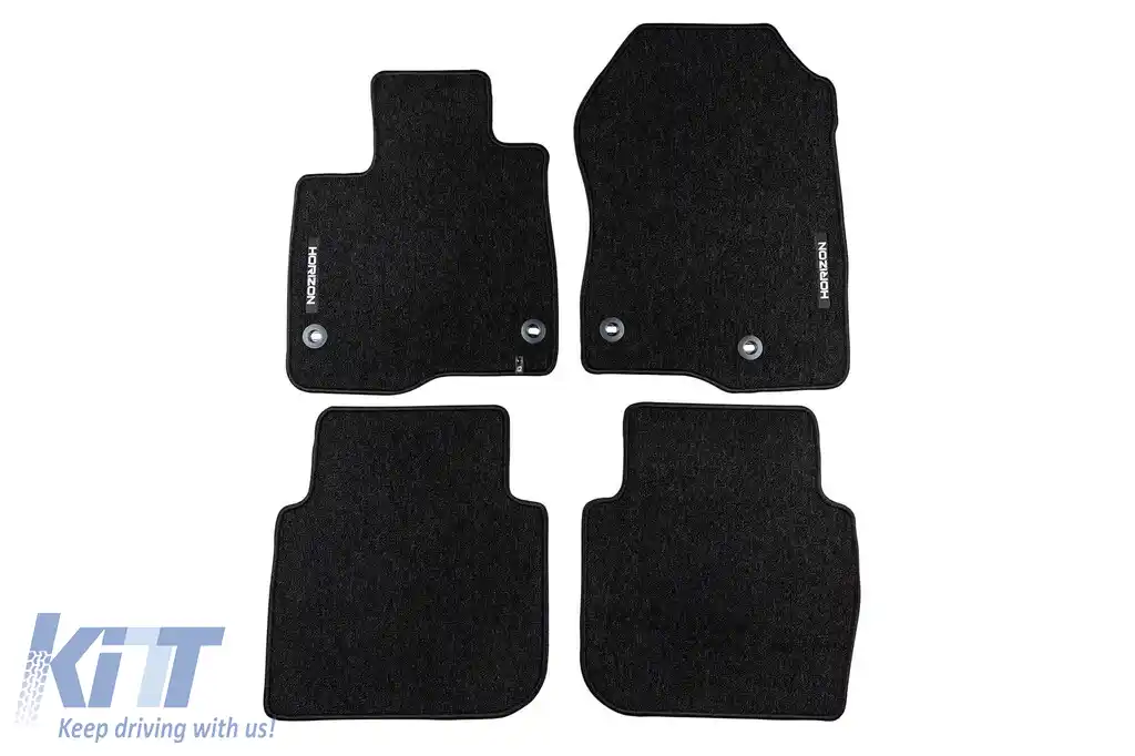 Mochete textile din seria Horizon de la Frogum potrivite pentru Honda CR-V după 2022, set de 4 bucăți, negru