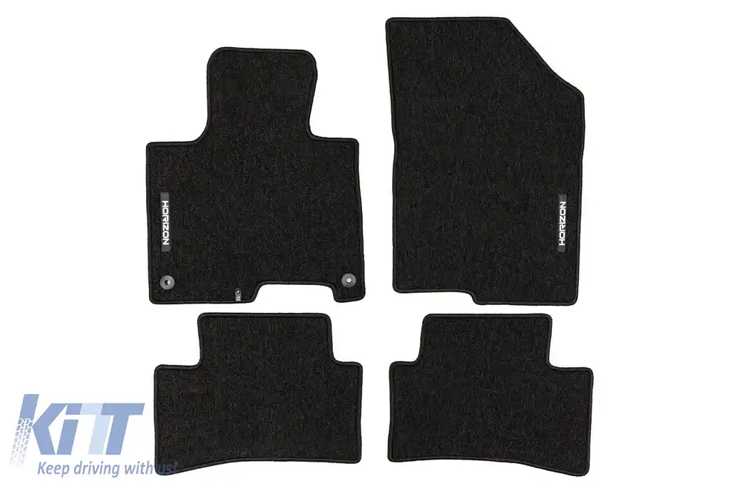 Mochete textile din seria Horizon de la Frogum potrivite pentru Kia Sportage după 2021, set de 4 bucăți, negru