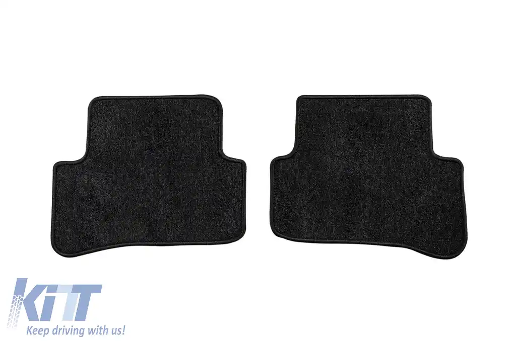 Mochete textile din seria Horizon de la Frogum potrivite pentru Mercedes C class W203 sedan, S203 estate 2000-2007, set de 4 bucăți, negru-image-6255162