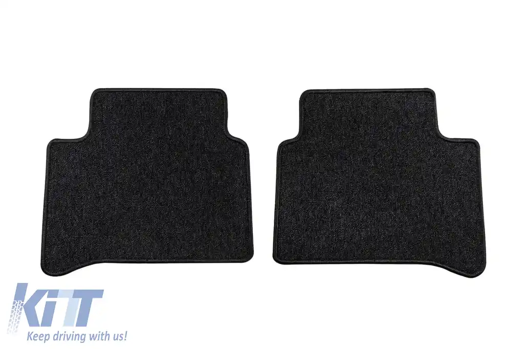 Mochete textile din seria Horizon de la Frogum potrivite pentru Mercedes E class W211 sedan, S211 estate 2002-2009, set de 4 bucăți, negru-image-6255183