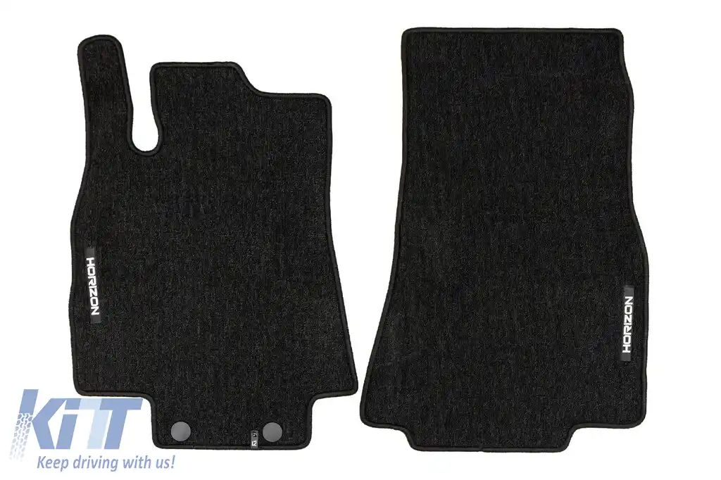 Mochete textile din seria Horizon de la Frogum potrivite pentru Mercedes A class W169 2004-2011, set de 4 bucăți, negru-image-6255203