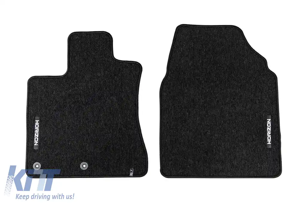 Mochete textile din seria Horizon de la Frogum potrivite pentru Nissan Qashqai 2006-2013, set de 4 bucăți, negre-image-6255217