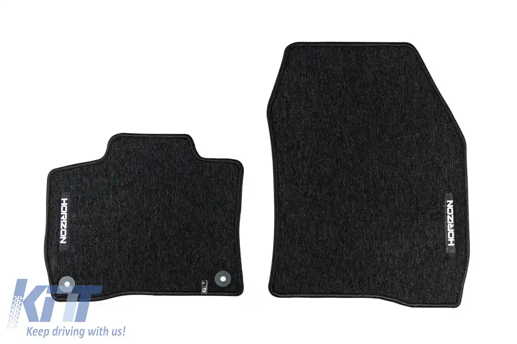 Mochete textile din seria Horizon de la Frogum potrivite pentru Peugeot e-308 după 2021, set de 4 bucăți, negru-image-6255269