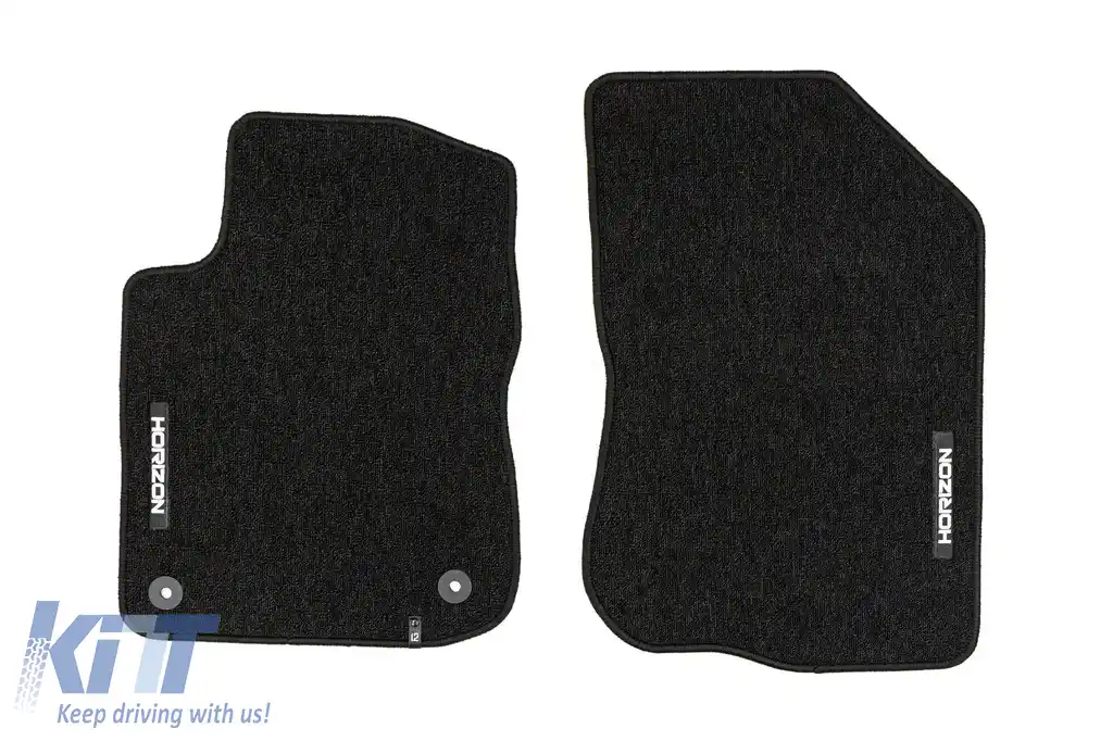 Mochete textile din seria Horizon de la Frogum potrivite pentru Peugeot 208, Peugeot 2008 2012-2019, set de 4 bucăți, negru-image-6255290