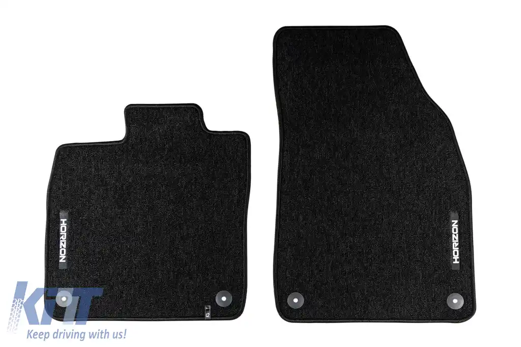 Mochete textile din seria Horizon de la Frogum potrivite pentru Skoda Enyaq Coupe după 2020, set de 4 piese, negru-image-6255371
