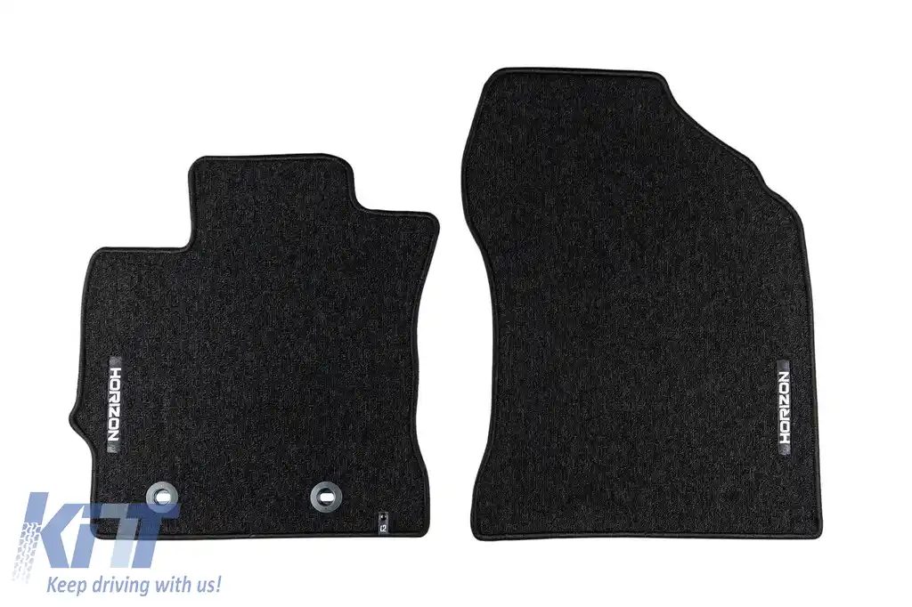 Mochete textile din seria Horizon de la Frogum potrivite pentru Toyota Auris 2012-2018, set de 4 bucăți, negru-image-6255378