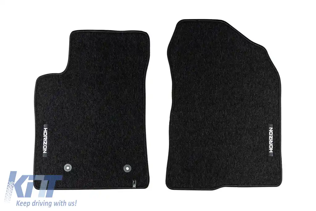 Mochete textile din seria Horizon de la Frogum potrivite pentru Toyota Corolla Verso 2004-2009, set de 4 bucăți, negru-image-6255385