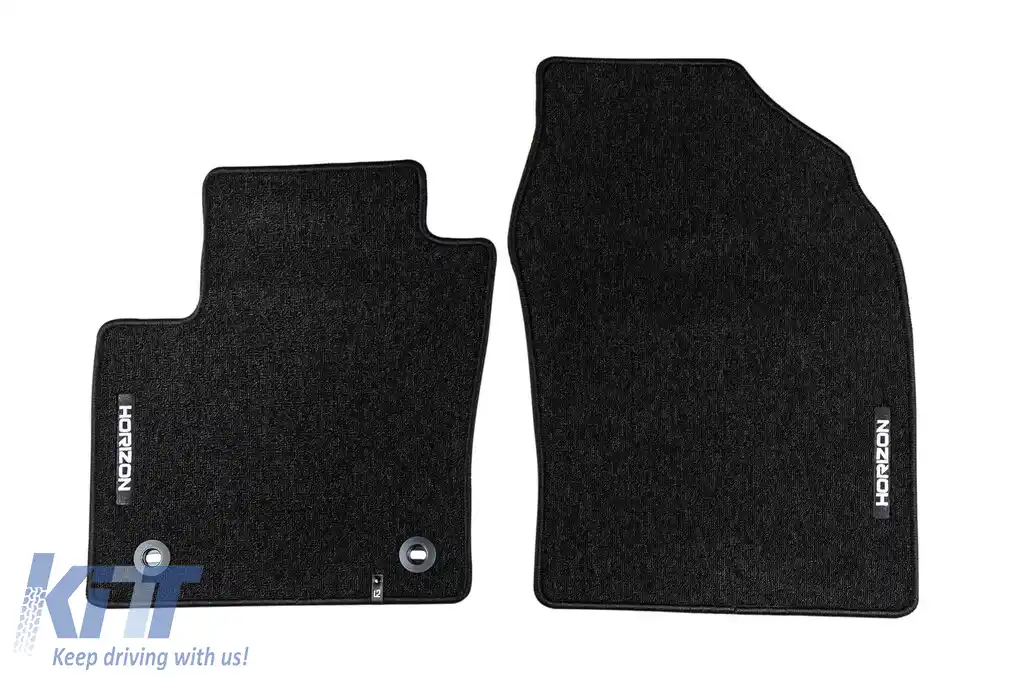 Mochete textile din seria Horizon de la Frogum potrivite pentru Toyota C-hr 2016-2023, set de 4 bucăți, negre-image-6255420