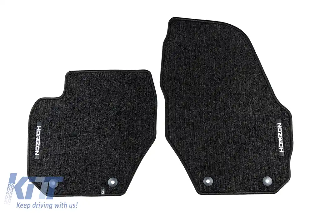 Mochete textile din seria Horizon de la Frogum potrivite pentru Volvo XC60 2008-2014, set de 4 bucăți, negru-image-6255431