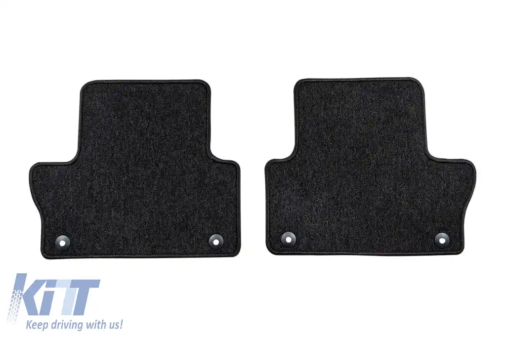 Mochete textile din seria Horizon de la Frogum potrivite pentru Volvo XC60 2008-2014, set de 4 bucăți, negru-image-6255432