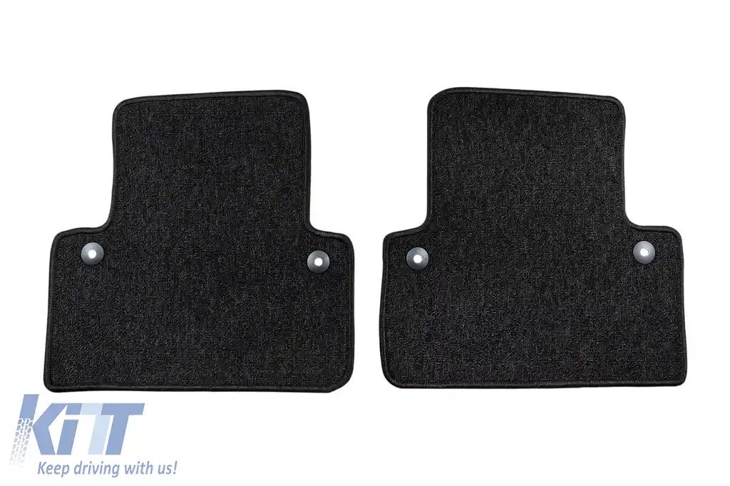 Mochete textile din seria Horizon de la Frogum potrivite pentru Volvo S40, V50 2004-2012, C30 2006-2012, set de 4 bucăți, negru-image-6255440