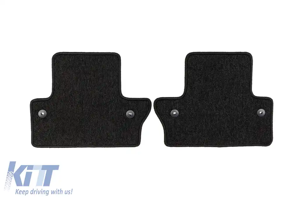 Mochete textile din seria Horizon de la Frogum potrivite pentru Volvo S60, V60 2010-2018, set de 4 bucăți, negru-image-6255446