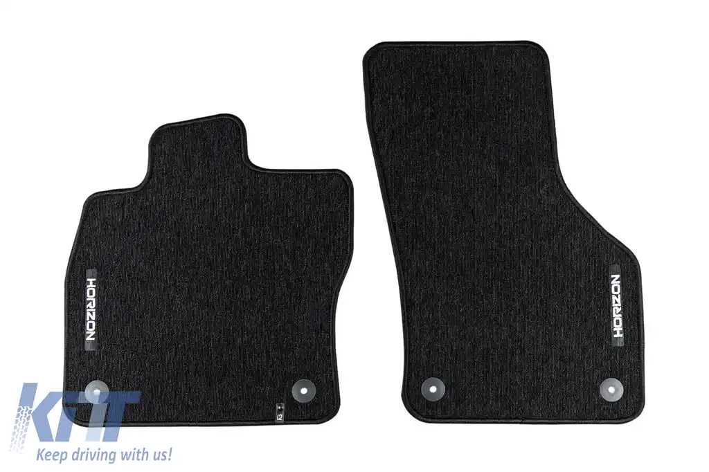 Mochete textile din seria Horizon de la Frogum, potrivite pentru Volkswagen Golf Sportsvan 2014-2020, Passat B8 2012-2020, Skoda Octavia după 2019, set de 4 bucăți, negru-image-6255452