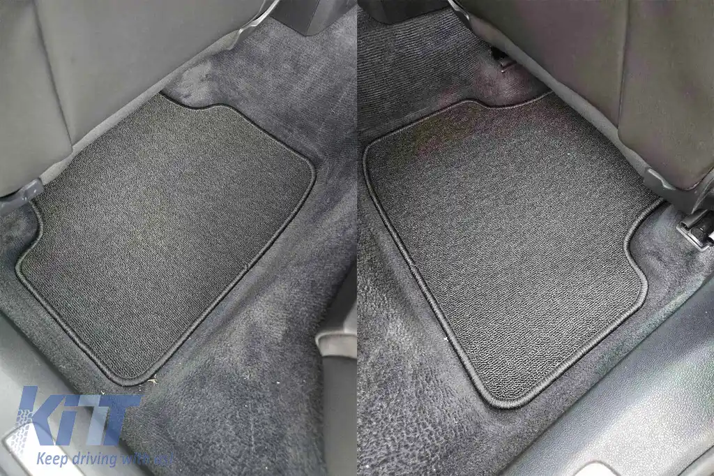 Mochete textile din seria Horizon de la Frogum, potrivite pentru Volkswagen Golf Sportsvan 2014-2020, Passat B8 2012-2020, Skoda Octavia după 2019, set de 4 bucăți, negru-image-6255459