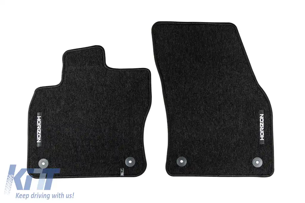 Mochete textile din seria Horizon de la Frogum potrivite pentru Volkswagen Tiguan 2016-2024, set de 4 bucăți, negre-image-6255496