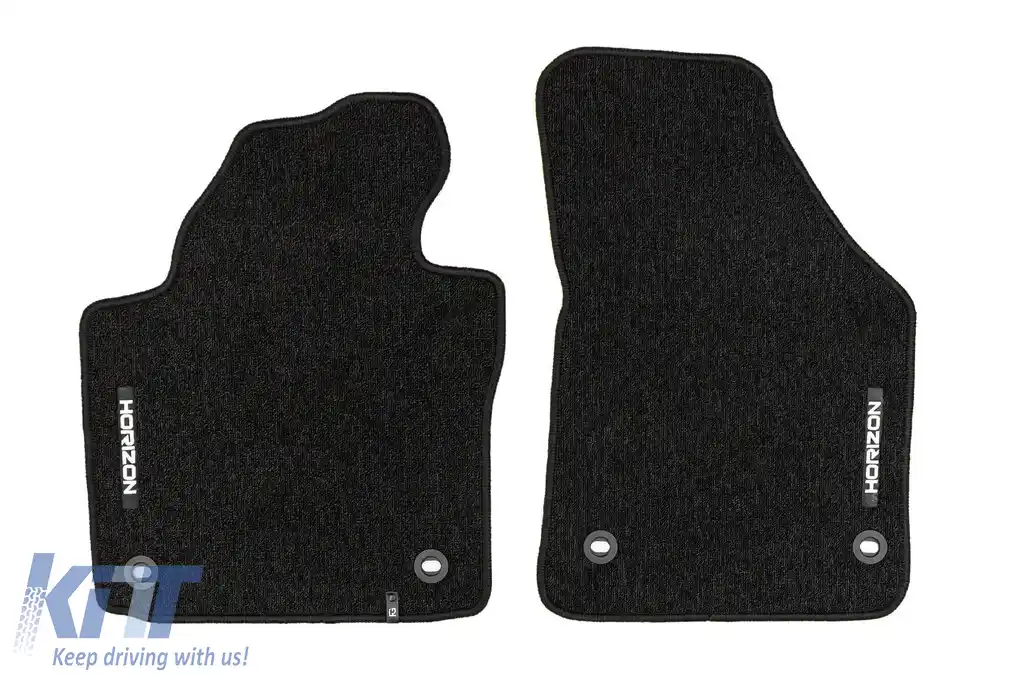 Mochete textile din seria Horizon de la Frogum potrivite pentru Volkswagen Touran 2003-2015, set de 4 bucăți, negru-image-6255503