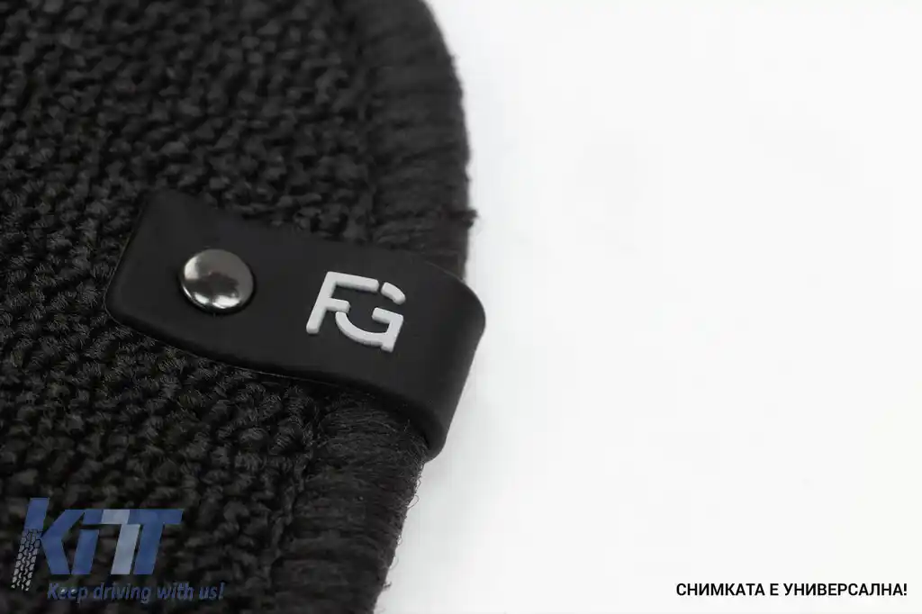 Mochete textile din seria Horizon de la Frogum potrivite pentru Citroën Berlingo II 2008-2018, față, set de 2 bucăți, negru-image-6255604