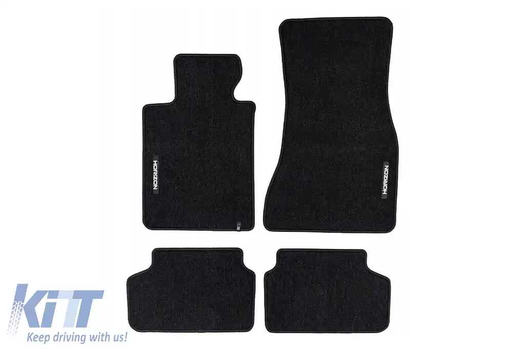 Mochete textile din seria Horizon de la Frogum potrivite pentru BMW seria 5 G30, G31 2017-2023, set de 4 bucăți, negru