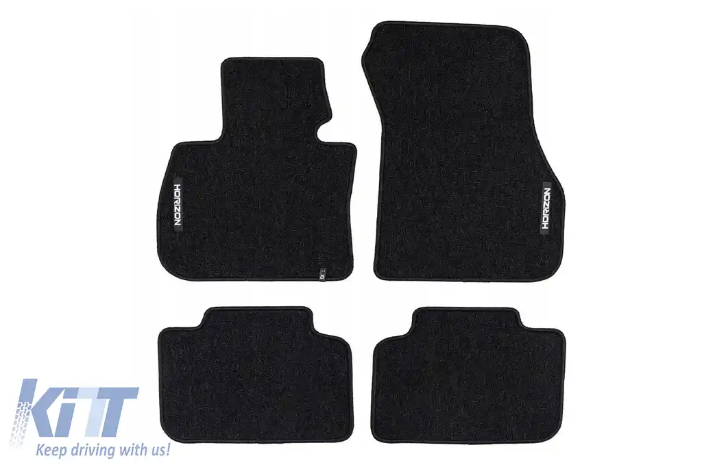 Mochete textile din seria Horizon de la Frogum potrivite pentru BMW X2 F39 2018-2023, set de 4 bucăți, negru