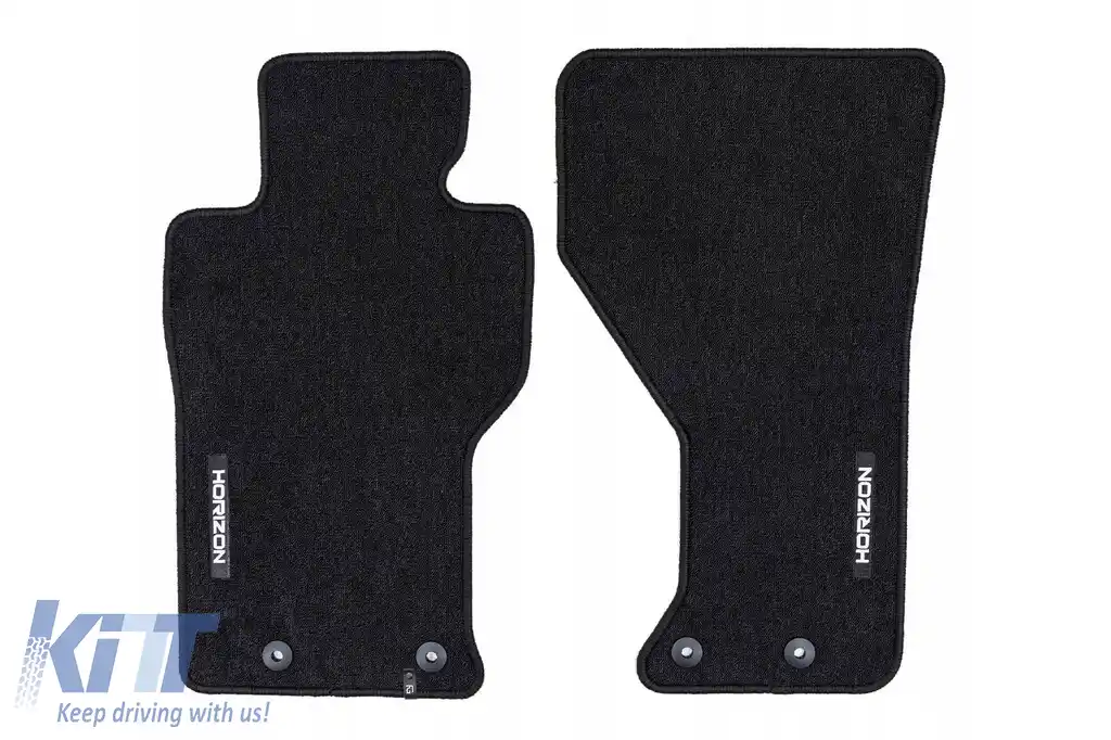 Mochete textile din seria Horizon de la Frogum potrivite pentru Mazda MX-5 IV după 2014, set de 2 bucăți, negru
