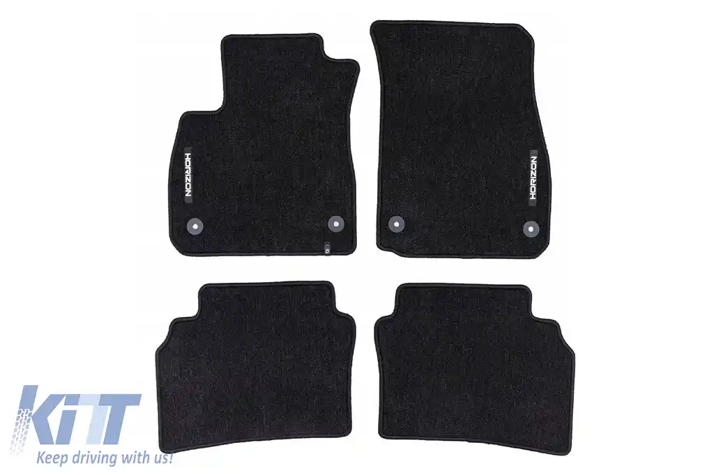 Mochete textile din seria Horizon de la Frogum potrivite pentru Opel Insignia B 2017-2022, set de 4 bucăți, negru