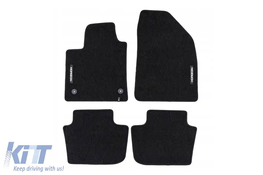 Mochete textile din seria Horizon de la Frogum potrivite pentru MG 4 după 2022, set de 4 bucăți, negru