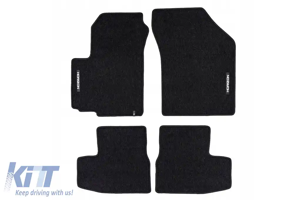 Mochete textile din seria Horizon de la Frogum potrivite pentru Suzuki Grand Vitara după 2018, set de 4 bucăți, negru