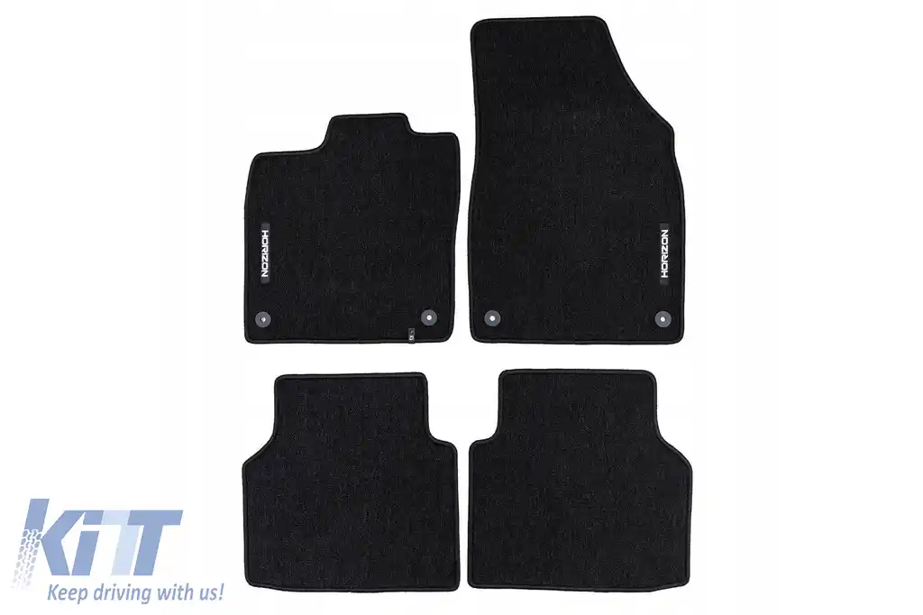 Mochete textile din seria Horizon de la Frogum potrivite pentru Volkswagen ID.5 după 2022, set de 4 bucăți, negru