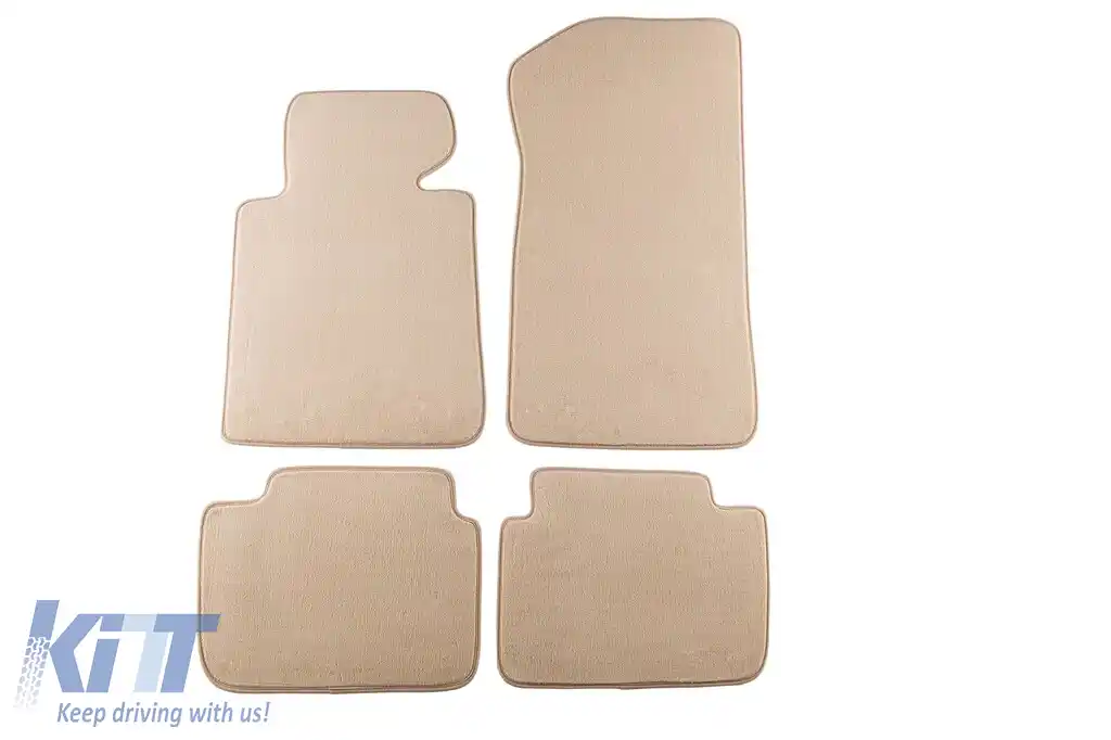Mochete textile Petex Comet seria potrivite pentru BMW 3 seria E46 sedan, estate, coupe, Compact 1998-2005, set de 4 bucăți, bej