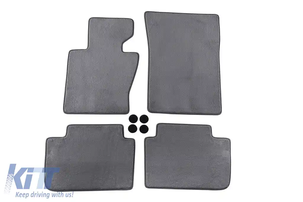 Mochete textile Petex Comet seria potrivite pentru BMW X3 E83 2004-2010, set de 4 bucăți, gri