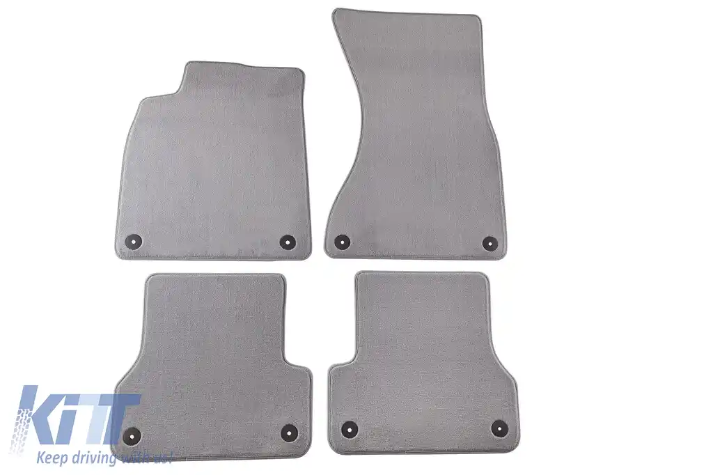 Mochete textile Petex Comet seria potrivite pentru Audi A6 sedan, estate, Allroad, Audi A7 2010-2018, set de 4 bucăți, gri