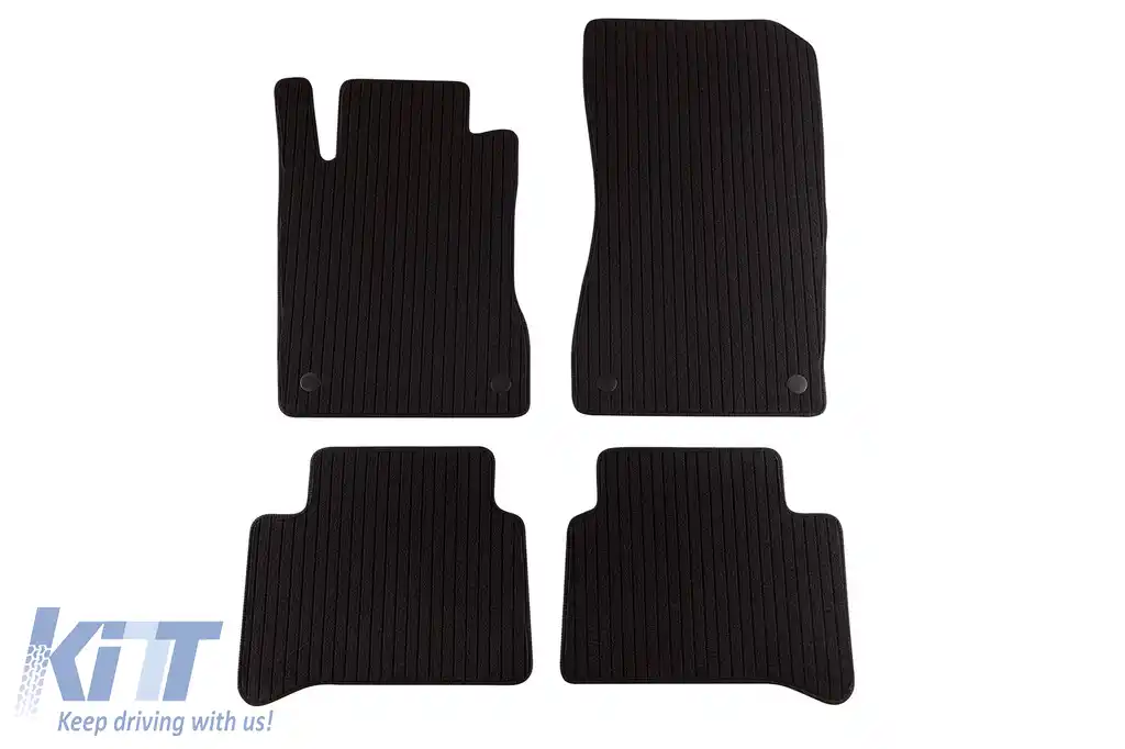 Mochete textile Petex Comet seria potrivite pentru Mercedes E class W211 sedan, estate 2002-2009, set de 4 bucăți, negru