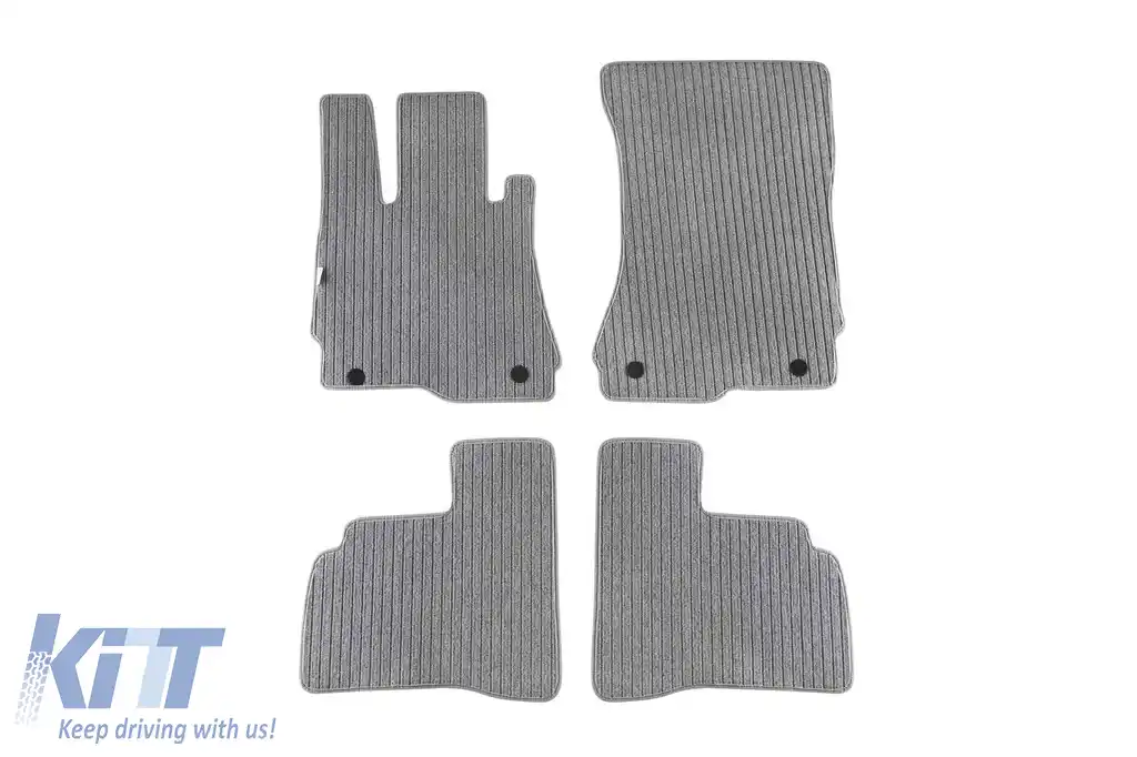 Mochete textile Petex Comet seria potrivite pentru Mercedes S class W221 2005-2013, ampatament scurt, set de 4 bucăți, gri