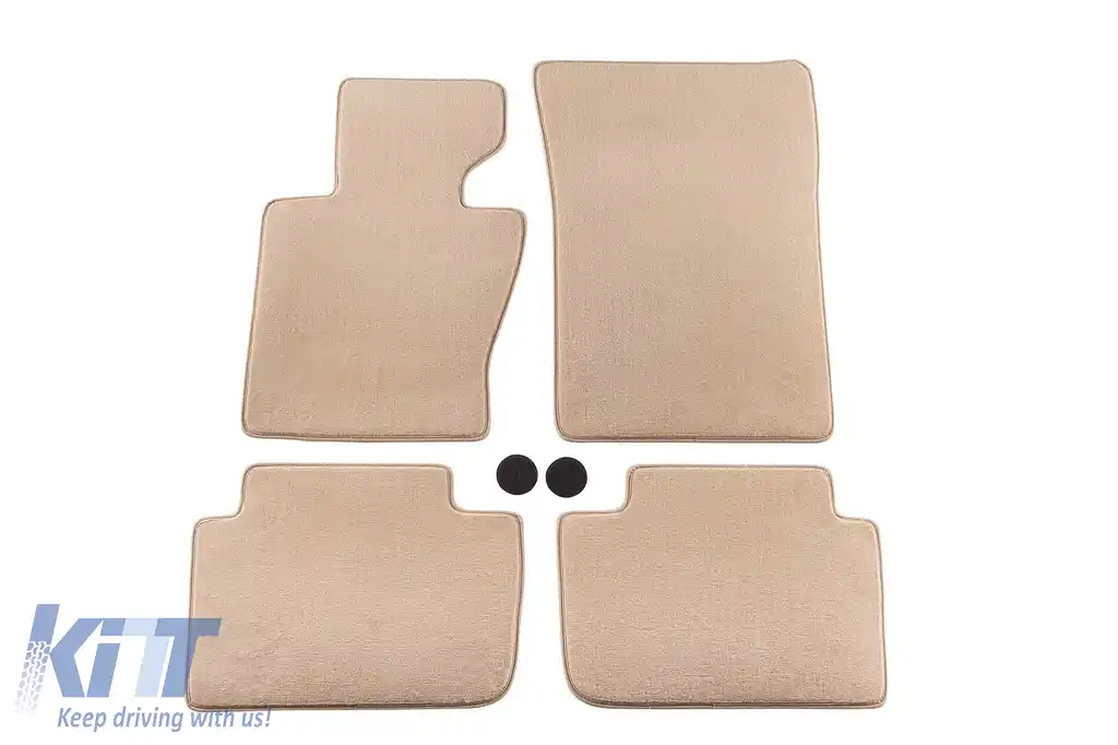 Mochete textile Petex Comet serie potrivite pentru BMW X3 E83 2004-2010, set de 4 bucăți, bej