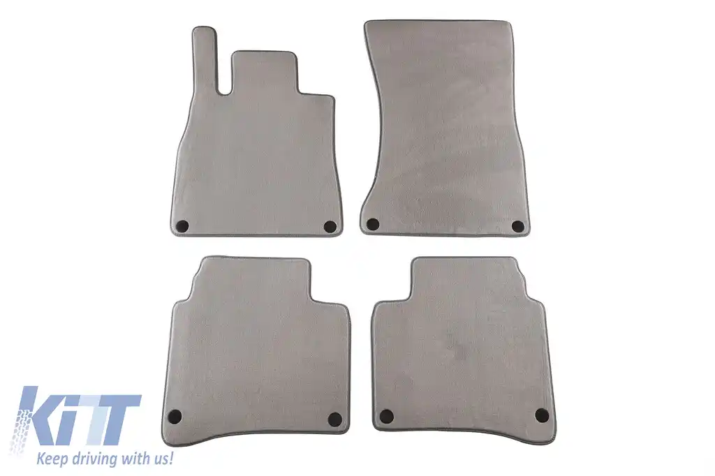 Mochete textile Petex Comet serie potrivite pentru Mercedes S class W222 2013-2020, ampatament lung, set de 4 bucăți, gri