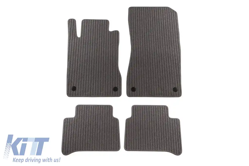 Mochete textile Petex Comet series potrivite pentru Mercedes E class W211 sedan, estate 2003-2009, set de 4 bucăți, gri