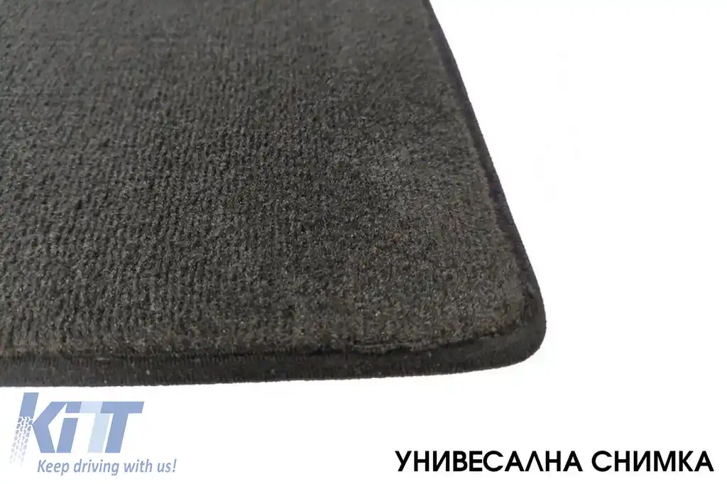 Mochete textile potrivite pentru Citroen C3 2002-2009, set de 4 bucăți, negru