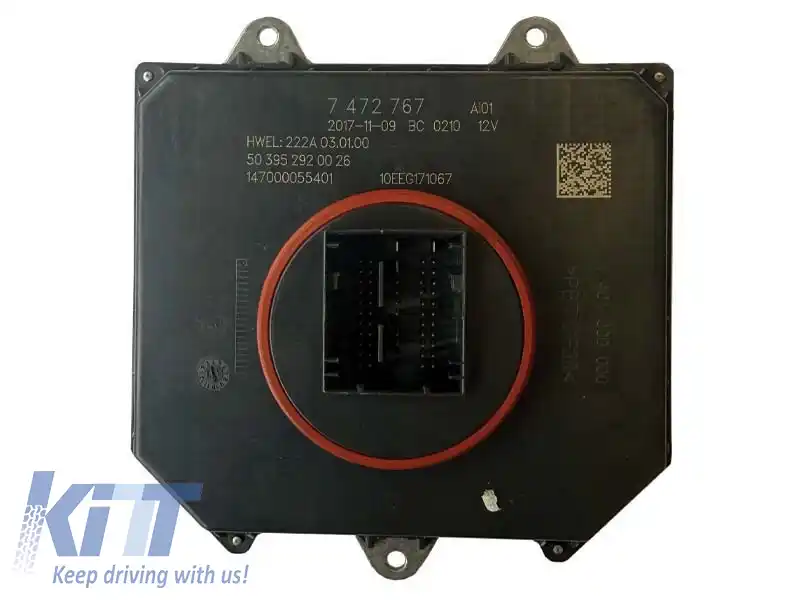 Modul de control 63117472767 potrivit pentru far LED/Laser pentru BMW Seria 5 G30, G31 2015-2020, Seria 7 G11, G12 2014-2019, X3 G01 2016-2021, X4 G02 2017-2021