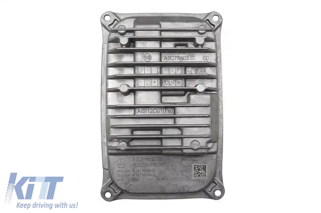 Modul drept pentru far Full LED A2479004204 potrivit pentru Mercedes Clasa C W205, S205 2019-2022, Clasa B W247 după 2018, GLC X253, GLC Coupe C253 2019-2023, GLE SUV W167 2018-2023