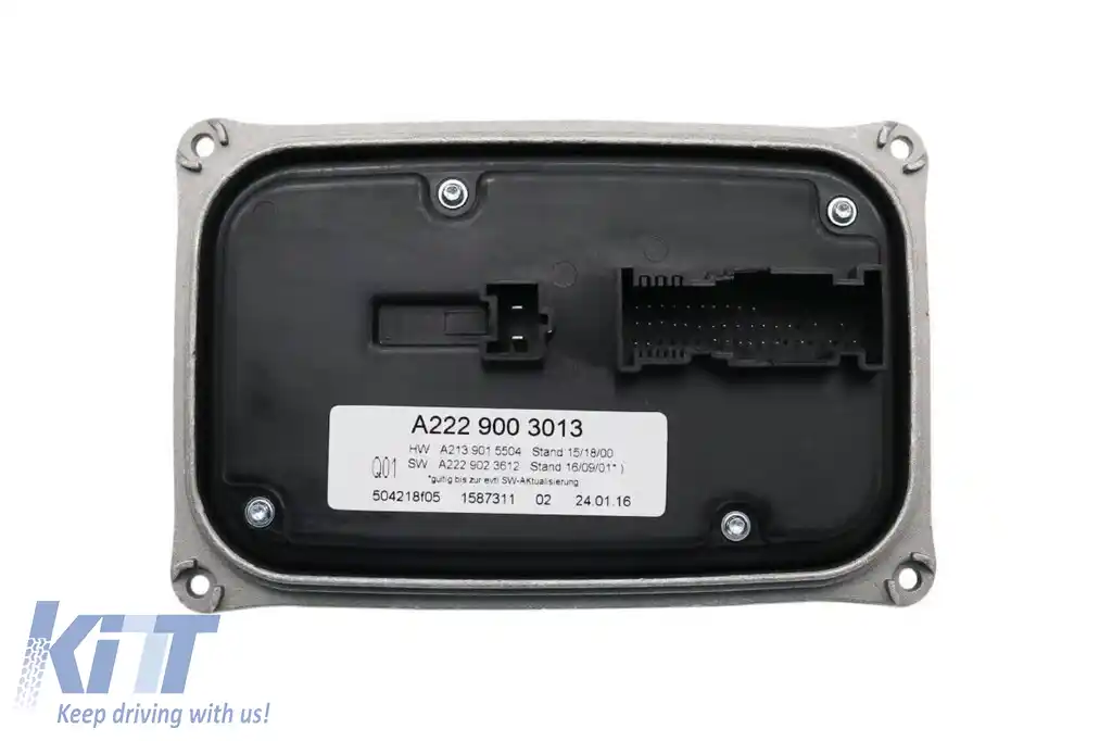 Modul drept potrivit pentru far cu lentilă dublă A2229003013 pentru Mercedes Clasa C W205, S205 2018-2020, Clasa S W222, X222 2017-2020, Clasa E W213, S213 2017-2022, CLS C257, Clasa G W464 după 2018