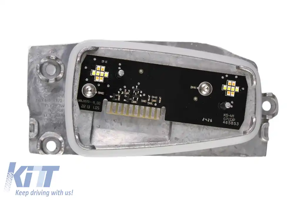 Modul stâng 63115A5F625 pentru semnalizator/lumină DRL în farul de versiune Low, potrivit pentru BMW Seria 7 G70 2022-2025, versiune fără Iconic Glow