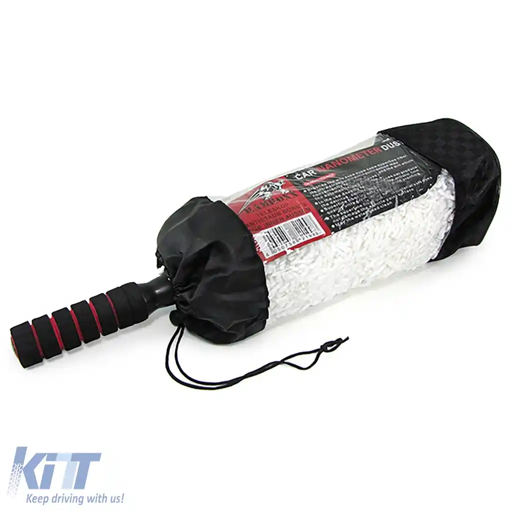 Mop extensibil de până la 74 cm, potrivit pentru caroseria interioară și exterioară a mașinii în vitrinele de expunere.-image-6195942