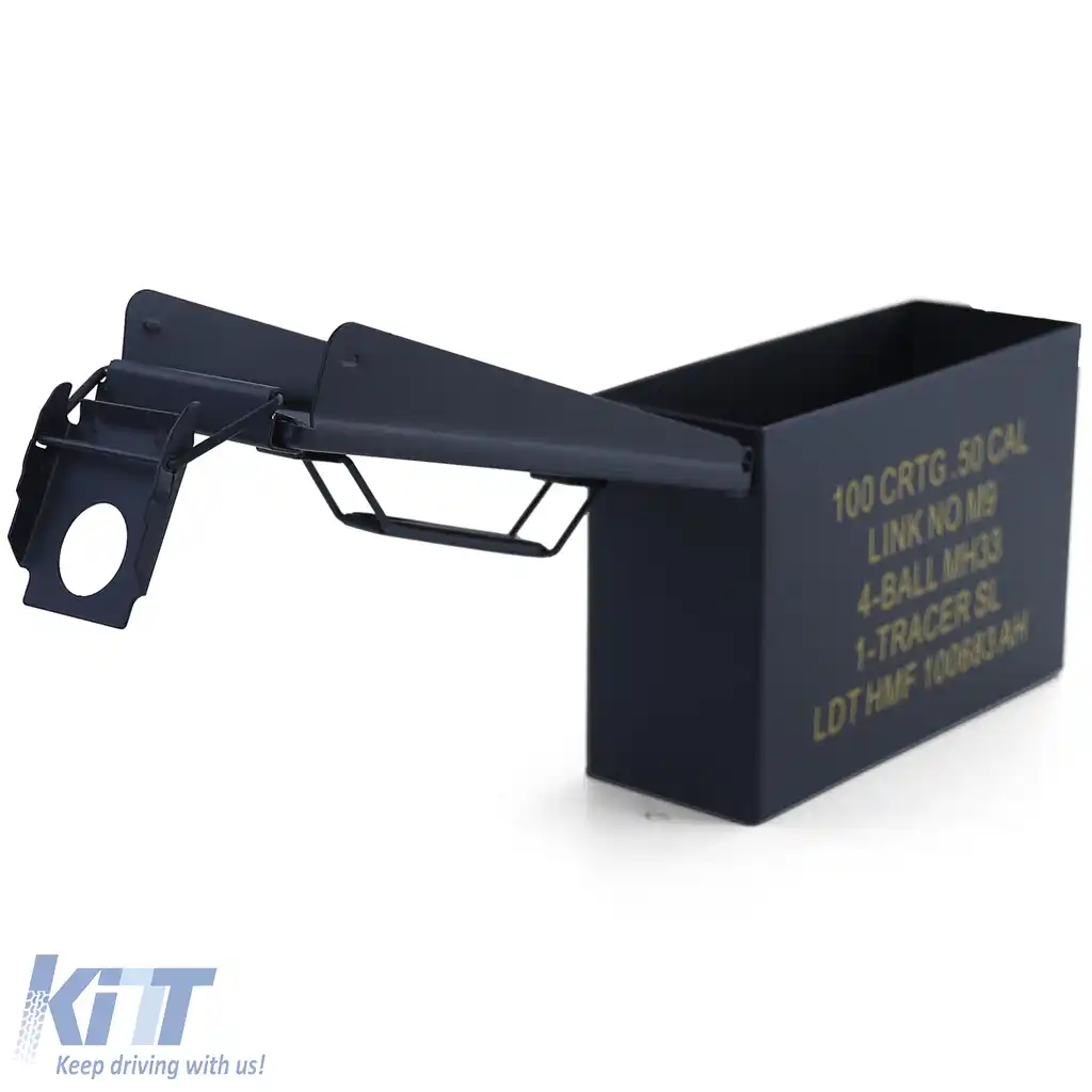 Munitionskiste Ammo Box Metallkiste Transport Metallbox 275x97x185mm schwarz-image-6197314