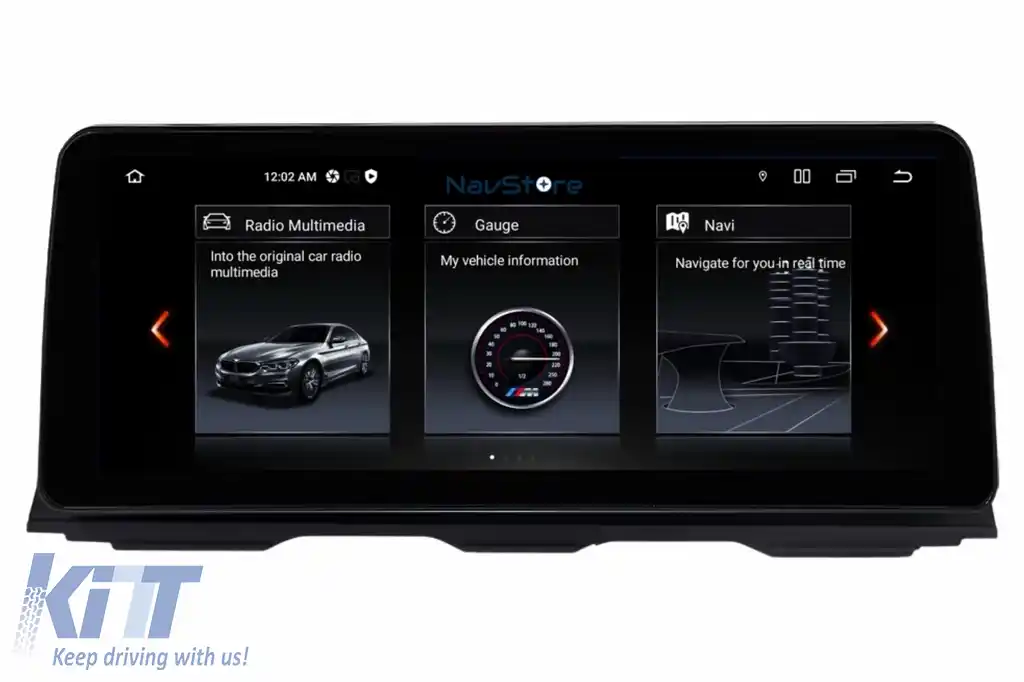 Navigatie Dedicata compatibil cu BMW Seria 5 F10/F11 (2011-2017) 12.3 Inch 8Gb Ram 256Gb Stocare Carplay NBT-image-6114966