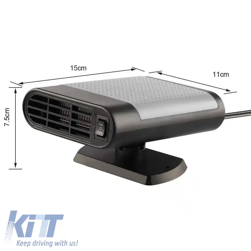 Încălzitor auto / Defrost Plug In Lighter 12 Volți 150 Watt Culoare Negru/Gri 15273-image-6306427