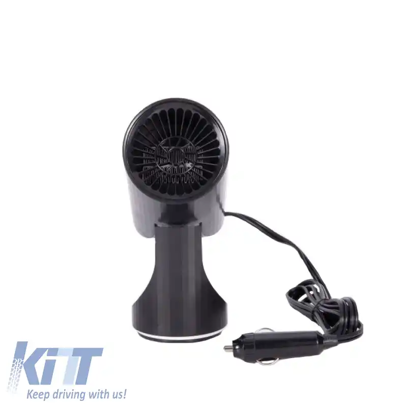 Încălzitor auto / Defroster Tub pentru priza de brichetă 12 Volți 150 Watt Culoare Neagră-image-6306411