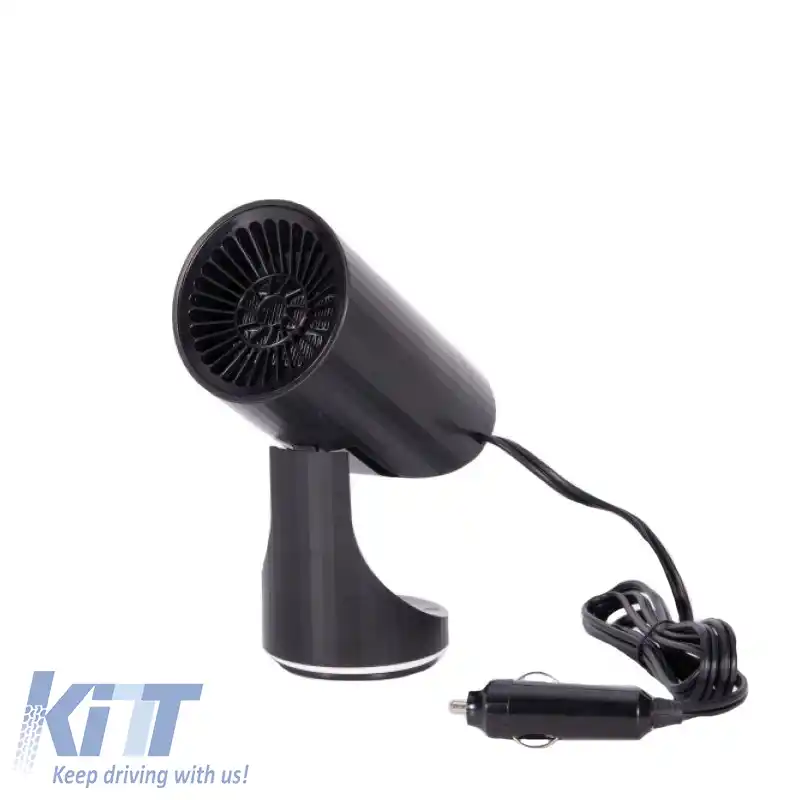 Încălzitor auto / Defroster Tub pentru priza de brichetă 12 Volți 150 Watt Culoare Neagră-image-6306412