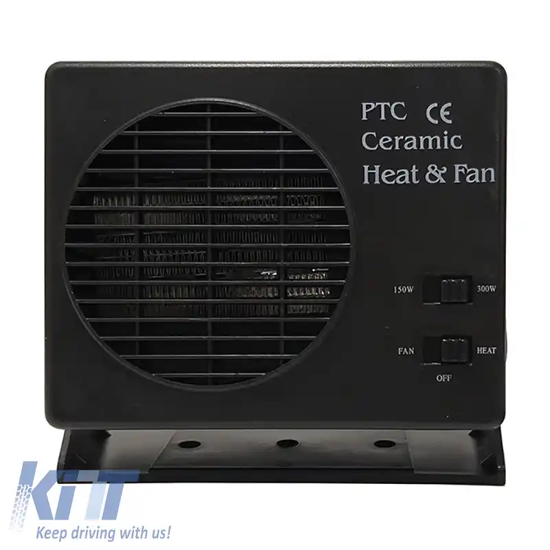 Încălzitor de aer ceramic, plug-in, 12 volți, 150-300 wați, negru-image-6295297