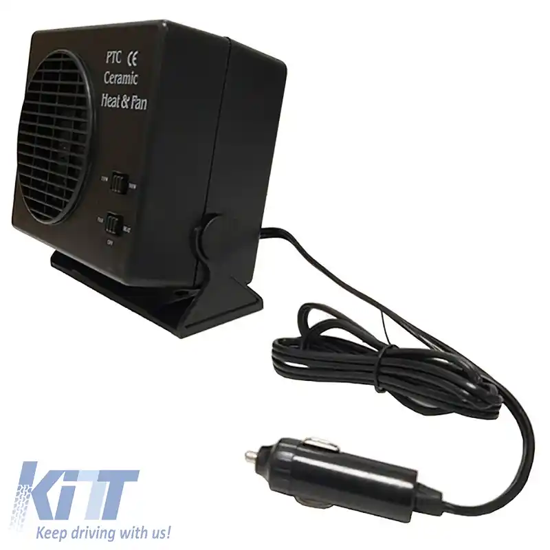 Încălzitor de aer ceramic, plug-in, 12 volți, 150-300 wați, negru-image-6295299